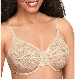 Wacoal Sz 36D Tan Visual Effects Minimizer Bra